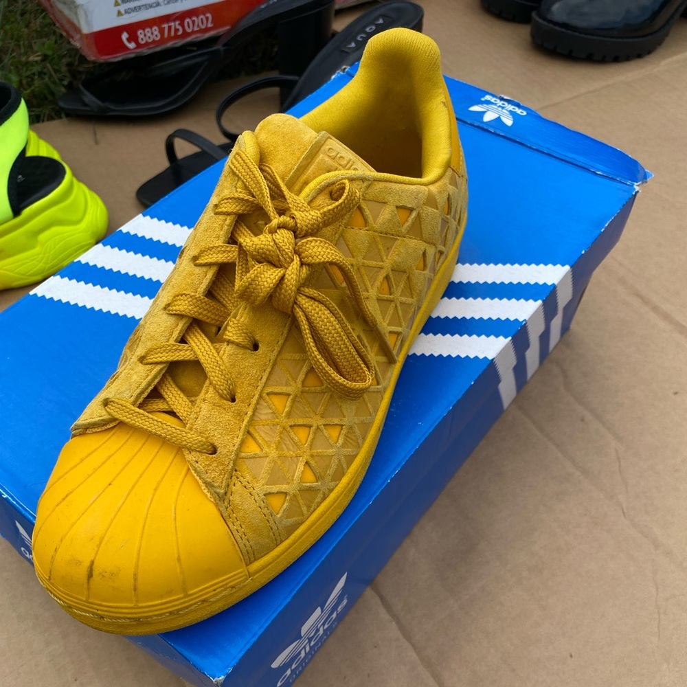 Yellow Adidas size 7W